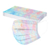 Disposable Childrens Tie Dye Mixed Color Printing Mask