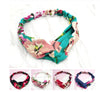 Flower elastic silk hair band