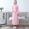 Couple Fattening And Lengthening Flannel Bathrobe