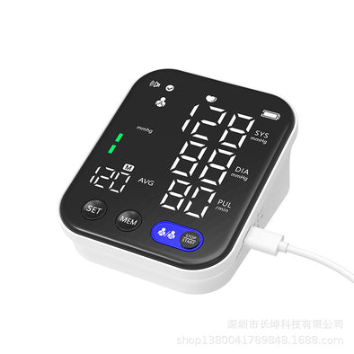 Електронний монітор артеріального тиску Ultra Clear Pulse Sphygmomanometer з великим екраном для вимірювання артеріального тиску в реальному часі 