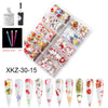 Nail Art Transfer Foils Set Of 12