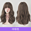 Natural Full-head Wig Long Curly Hair Air Bangs Fluffy Medium Long Hair