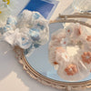 Flower Tie Hair Ring Organza Head Rope Girls' Hair Accessories