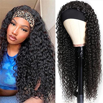 Black Small Curly Medium Curly Synthetic Fiber Hair Cover