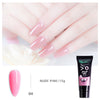 Nail extension glue 15ml non-paper support crystal fast nail extension gel UV phototherapy glue