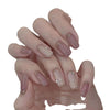 Hand-worn Nail Nude Metallic Mirror Line Manicure