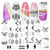 Japanese Three-dimensional 5D Embossed Nail Stickers