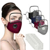 Removable And Washable Protective Cotton Mask With Breathing Valve