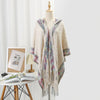 Casual Versatile Personality Border Dark Pattern Shawl Scarf