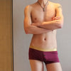 Cotton Breathable Solid Color Button Men's Boxers