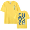 Chosen Floral Aesthetic Bible Verse T-shirts Women's Trendy