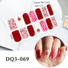 Nail Art Farbe Nagel Aufkleber Einfache Mode