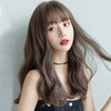 Natural Full-head Wig Long Curly Hair Air Bangs Fluffy Medium Long Hair