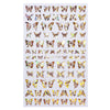 Simulation Thin Butterfly Laser Bronzing Nail Sticker