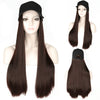 Hat wig one female wig female long hair natural fashion long curly hair big wave