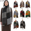 Men's And Women's Large Plaid Scarf Shawl