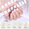 Японський стиль Nail Beauty Gel Stickers Напівтвердий французький гель