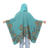 European And American Knitted Cape And Shawl Outer Wear Split Woven Cloak