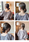 Korean Retro Geometric Elastic Hair Loop