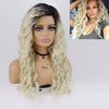 Golden Gradient Color Chemical Fiber Wig