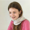 Mixed Color Knitted Warm Hooded Scarf