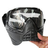 All Black Double Layer Elastic Band Paintball Protective Mask