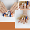 3D bronzing nail stickers