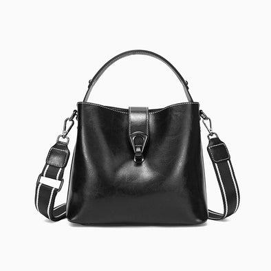 Damen Herbst und Winter Bucket Bag Schulter Messenger Bag