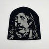 European And American Jacquard Portrait Series Brimless Knitted Hat