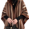 Ethnic Style Hooded Shawl Cape Dual-use