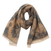 Autumn And Winter Men's And Women's Jacquard Short Beard Flower Scarf