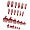 Nail Dressing Nail Hellrotes Hand- und Fußpflaster-Set