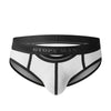 Men's Low Waist Skylight Front And Rear Opening Sexy Briefs