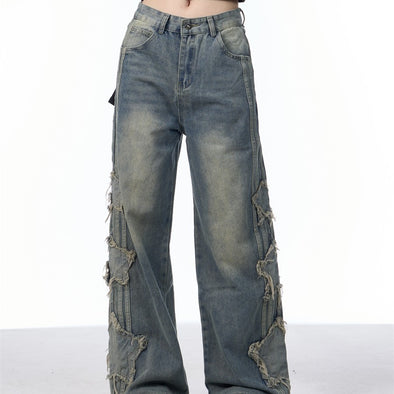 Loose Drooping Tide Brand Wide Leg Mop Pants