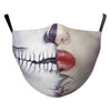 Digitaldruck Halloween Clown Lustige Doppelte Outdoor-Staubmaske