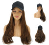 Hat wig one female wig female long hair natural fashion long curly hair big wave