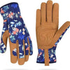 Microfiber Printing Gloves Flower Garden Planting Plucking