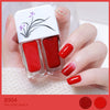 Two-tone Nail Polish New Autumn And Winter Free Baking Explosion Type Water-based Twin Set