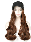 Hat wig one female wig female long hair natural fashion long curly hair big wave