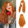 Fashion Ladies Chemical Fiber Air Liu Hai Ripple Wig Head Cover