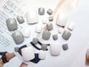 Pro Artificial Acrylic Toe Nails 24pcs Patch