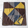 Simple Geometric Striped Scarf Women's Contrast Color Shawl