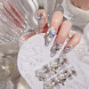 Strass Maniküre Wear Nail Pure Desire Wind Nagel Patch Wear Nail Diamant Nagel Aufkleber