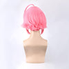 Pink upturned cosplay wig