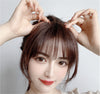 Real Hair Wig Mechanism 3D Air Bangs Wig