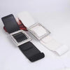 All-match Square Buckle Wide Belt Decorative Coat Elastic Waist Seal