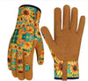 Microfiber Printing Gloves Flower Garden Planting Plucking