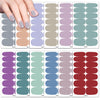 Simple Solid Color Waterproof Nail Stickers