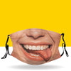 3D Stereo Simulation Human Half Face Creative Spoof Mask