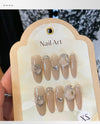 Autumn And Winter White Detachable Nail Tip Wear Armor